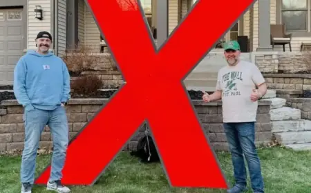 “Dedicated Wild Fan Keeps ‘X’ Spirit Alive in Front Yard”