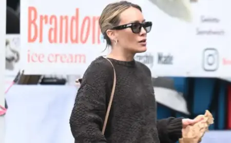 Hilary Duff Revamps Casual Fashion: Sneakers Paired with Trendy Pants
