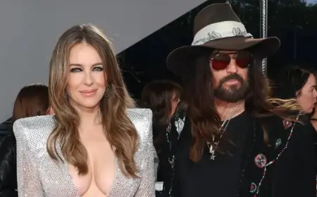 Billy Ray Cyrus Praises Elizabeth Hurley’s Beauty After Olivier Awards Appearance