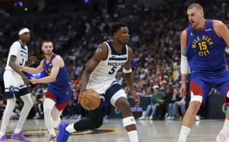 Edwards, Randle Propel Timberwolves to 119-114 Win, Evening Series with Nuggets