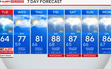 Heavy Rain Sweeps North Texas, Disrupting Commutes