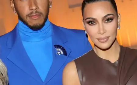 Kim Kardashian and Lewis Hamilton’s PDA Sparks Heart-Racing Buzz