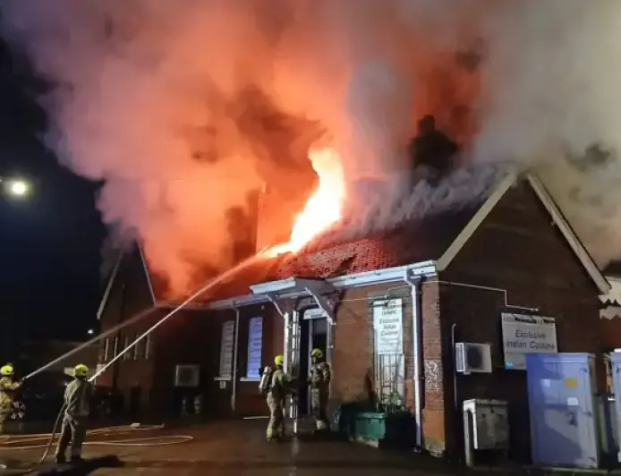 Railway Station Fire Forces Train Cancellations | ITV News