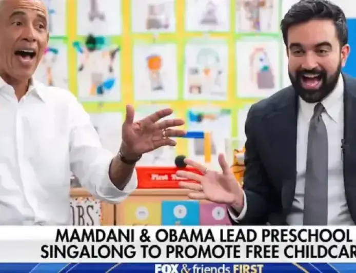 Mamdani, Obama Lead Preschool Singalong to Advocate Free Childcare