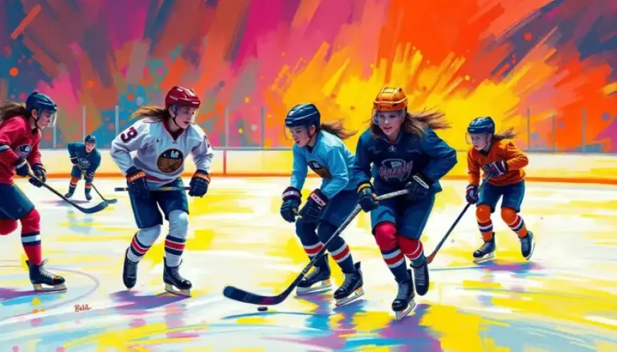 Olympic Gold Medalist Keller Inspires Jersey Girls Hockey Club