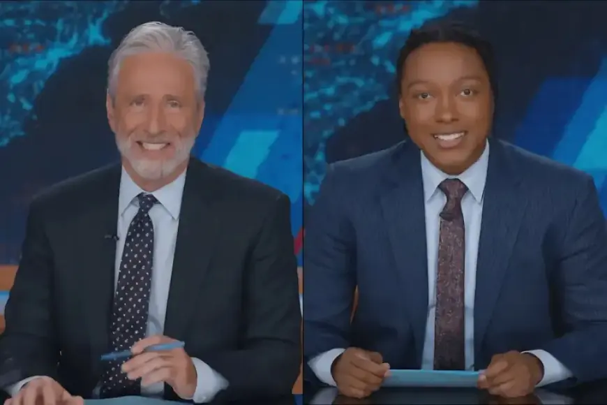 Jon Stewart and Josh Johnson Co-Anchor Daily Show This Week