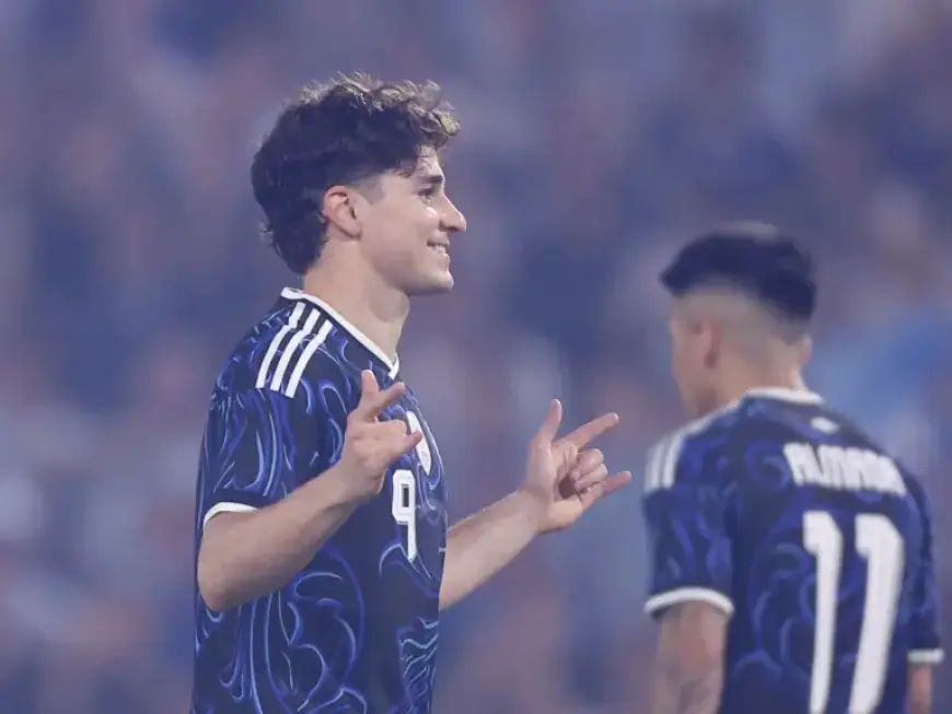 Julián Álvarez Shines with Goal, Inspires Hope for World Cup