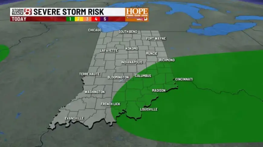 Indianapolis Faces Persistent Showers and Thunderstorms This Holiday Weekend | Apr. 1, 2026