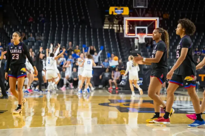 Jayhawks Stumble Against BYU, 70-67, in WBIT Semifinal Drama