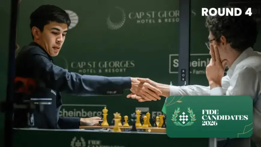 Sindarov Defeats Caruana for Lead; Giri Triumphs Over Esipenko