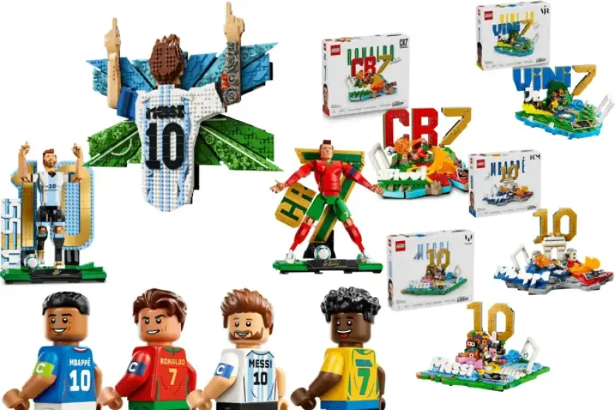 LEGO Unveils World Cup Editions Featuring Messi, Ronaldo, Mbappé, and Vini Jr.