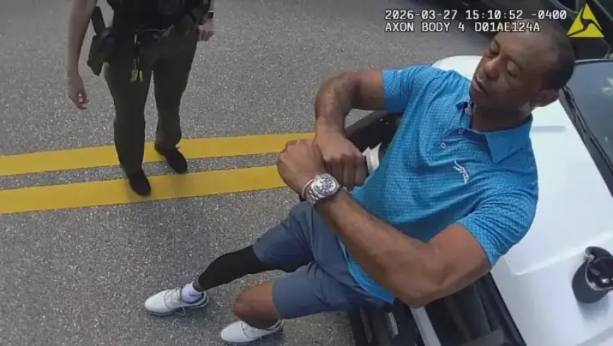 Tiger Woods Arrest: Bodycam Footage Reveals DUI After Florida Crash