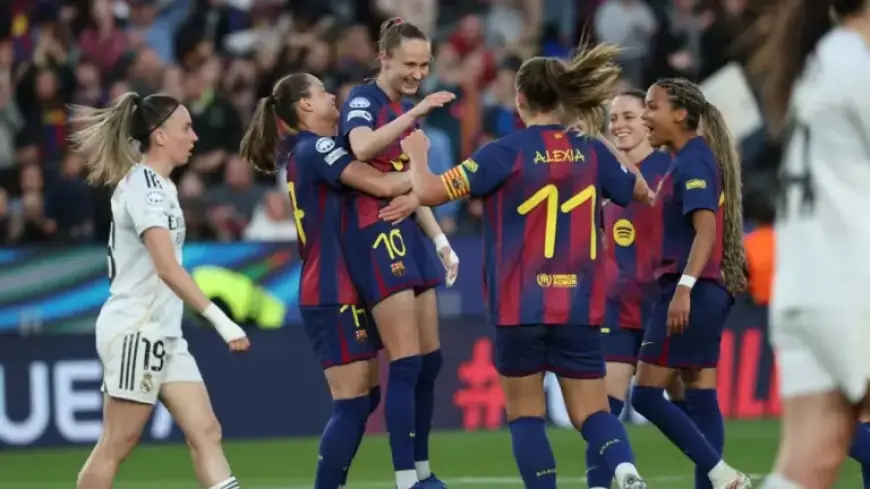 Barcelona vs Real Madrid: Live Updates from UWCL Quarterfinal Clash