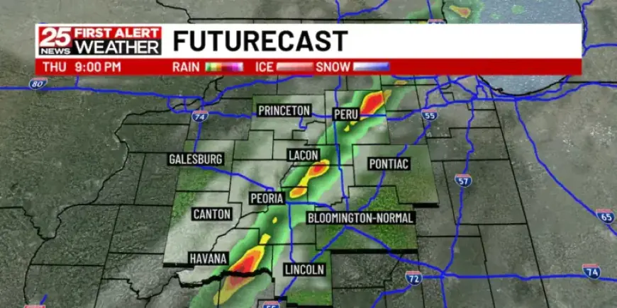 Severe Weather Expected Tonight; Additional Storms Predicted Tomorrow Night