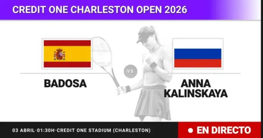 Paula Badosa vs. Anna Kalinskaya Live: Follow Credit One Charleston Open Match Today