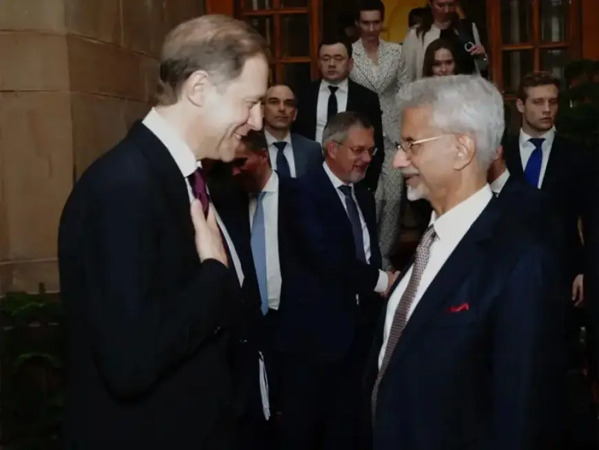 Jaishankar Welcomes Russia’s First Deputy PM Manturov to Strengthen Strategic Ties