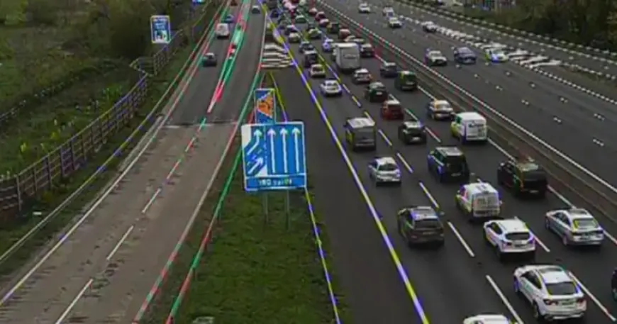 Easter Traffic Chaos: Closed Lanes Disrupt M6, M20, and A-Road Travel