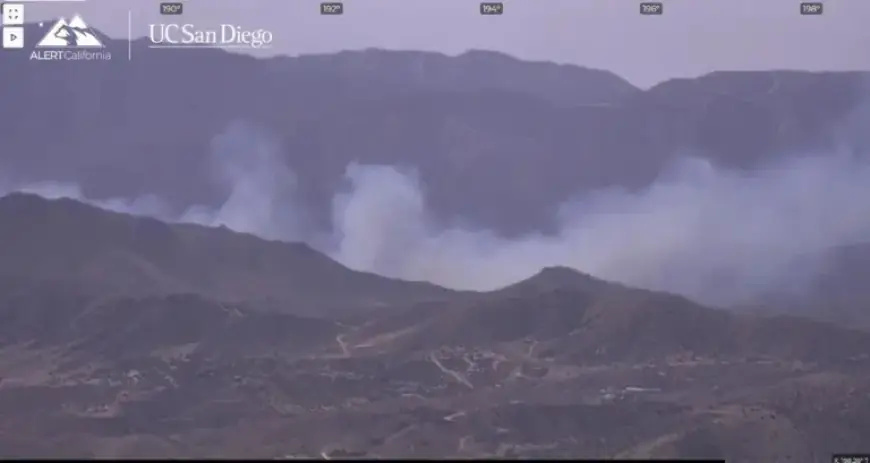 Acton Faces Crown Fire as Brush Blaze Erupts