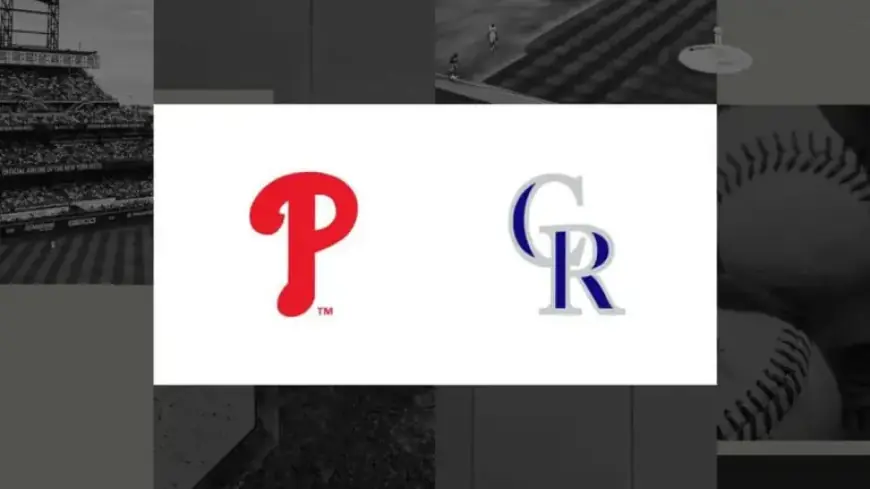 Phillies vs. Rockies: TV Channel and Streaming Guide for April 3