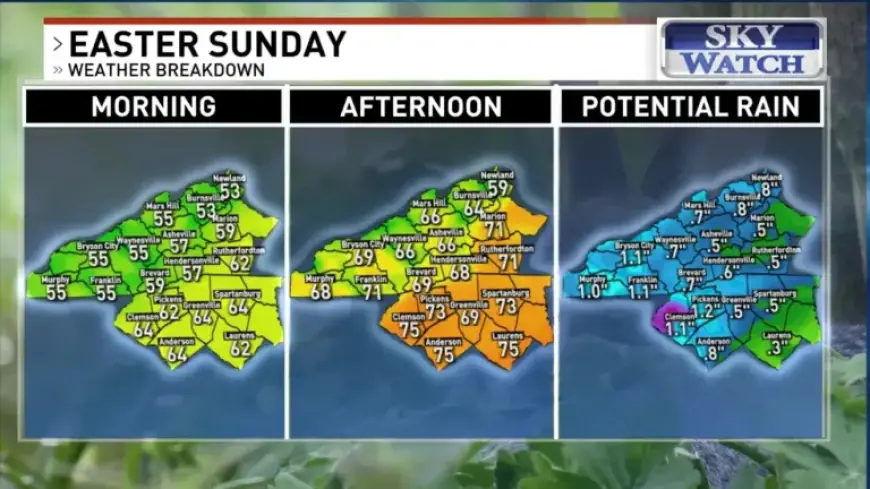 Easter Sunrise Services in Western NC: Prepare for Rain with Umbrellas
