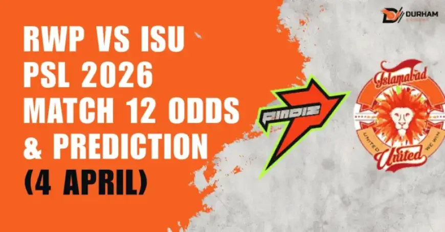 RWP vs ISU: PSL 2026 Match 12 Odds & Predictions (April 4)