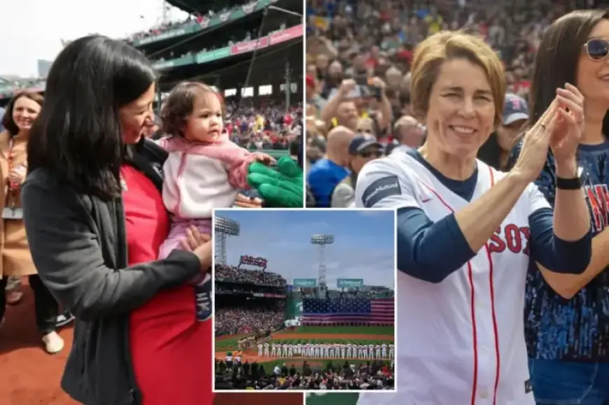 Red Sox Fans Boo Gov. Healey, Mayor Wu at Fenway Park Opener