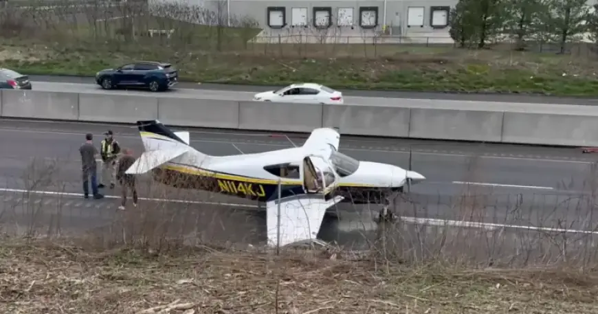 Plane Makes Emergency Landing on I-78 in Lehigh County
