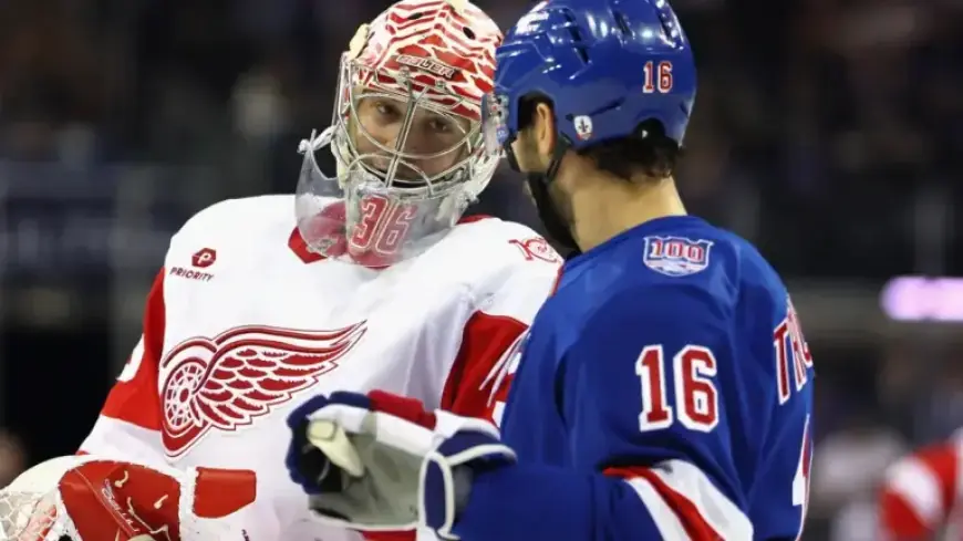 Red Wings Face Off Against Rangers in Thrilling NHL Matchup