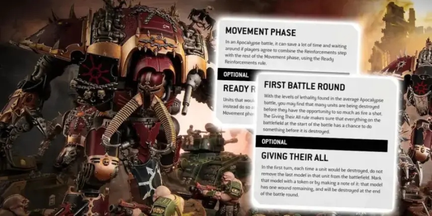 Warhammer 40K: Apocalypse Rules Simplify Epic Gameplay