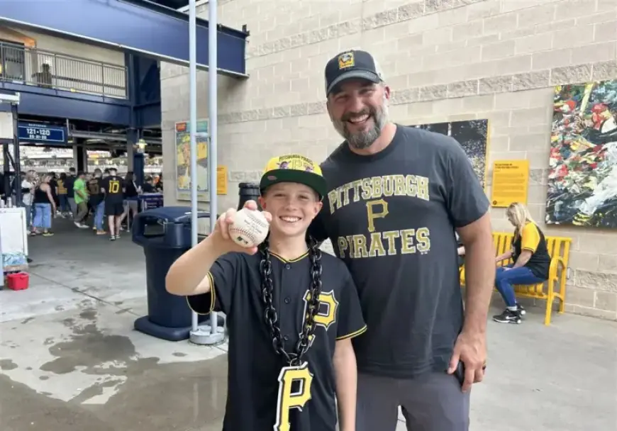 Father-Son Duo Secures Ball from Konnor Griffin’s First Major League Play