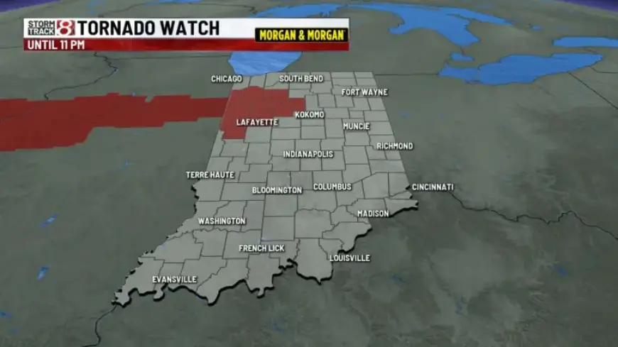 Tornado Watch Lifted for 10 Indiana Counties