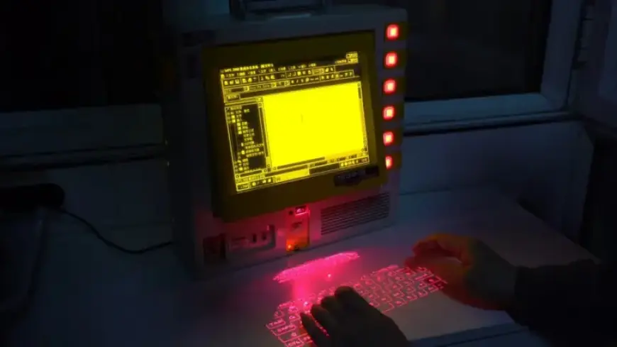 Cyberpunk Laptop Transformed by Open Graphics Card Technology