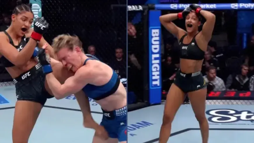 20-Year-Old ‘Golden Girl’ Secures Stunning UFC Knee Knockout
