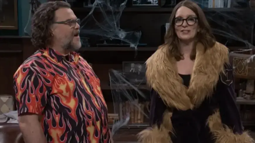 Tina Fey Surprises in Jack Black’s SNL Five-Timers Monologue