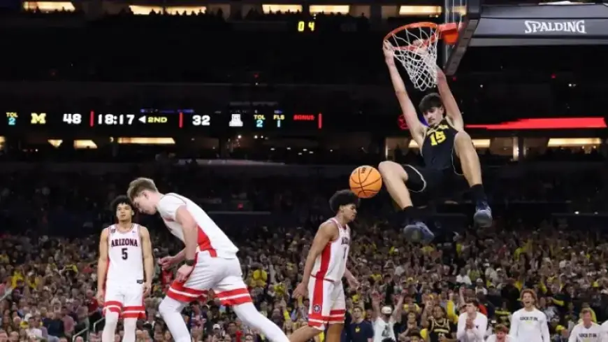 Michigan Dominates Arizona, UConn Edges Illinois to Set Up Epic Title Showdown