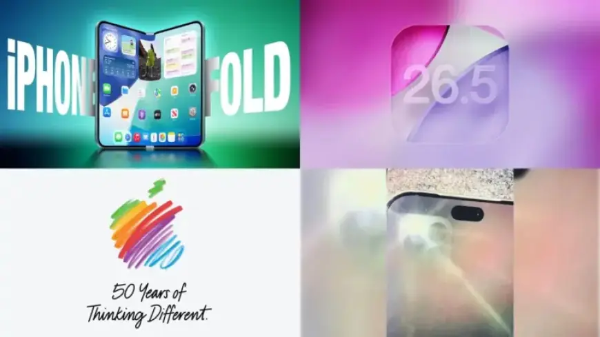 Apple Unveils Foldable iPhone, iOS 26.5 Beta, Celebrates 50th Anniversary