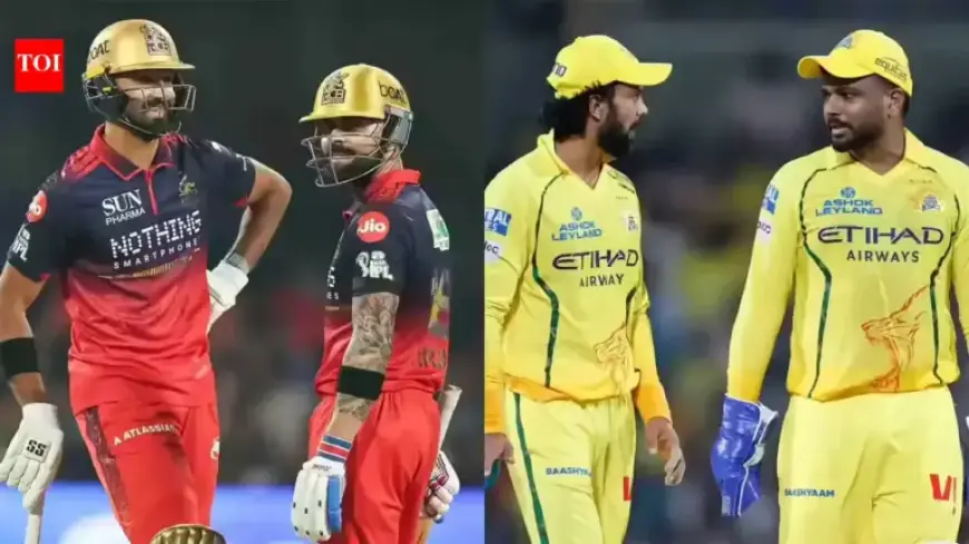 RCB Clash with Struggling CSK in Southern Derby at Chinnaswamy