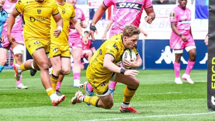 Jones’ Last-Minute Try Propels Dragons to Stunning Win Over French Giants