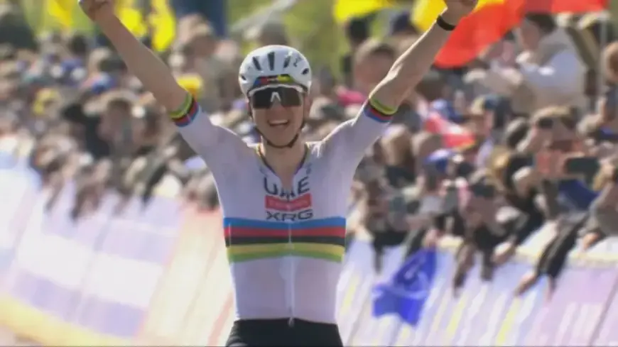 Pogacar Overtakes Van der Poel for Third Kwaremont Victory