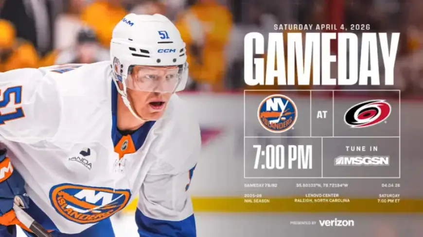 Islanders Face Hurricanes: Game Preview