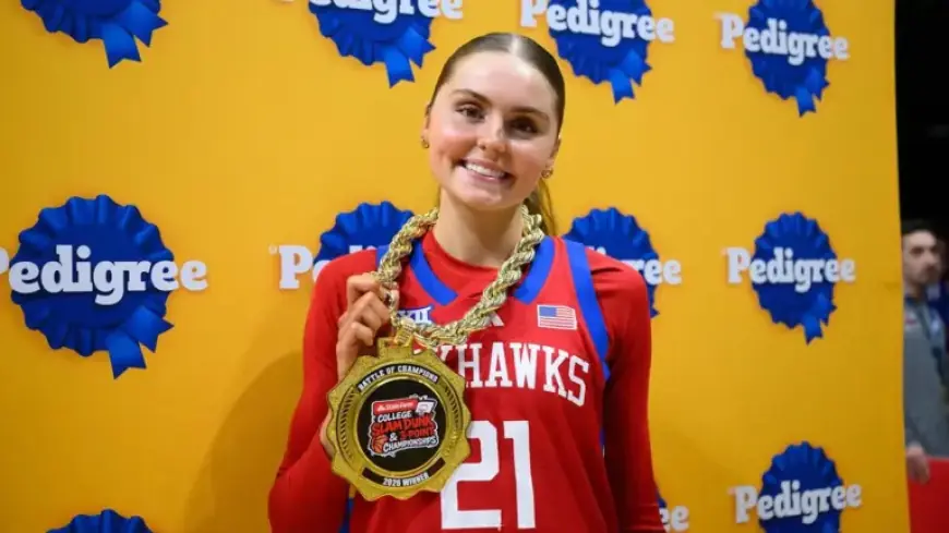 Elle Evans Dominates Final Four 3-Point Championships with Three Titles for Kansas