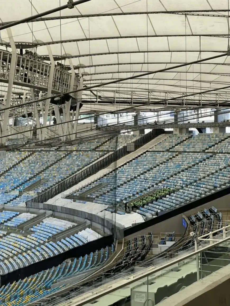 Maracanã Debuts New Screen During Urubu vs. Santos Match