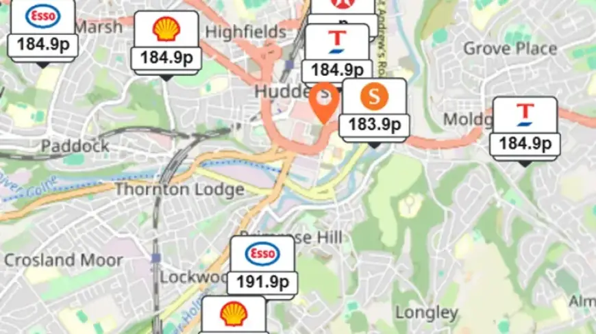 Huddersfield’s Cheapest Petrol and Diesel Stations Revealed in New Fuel Map