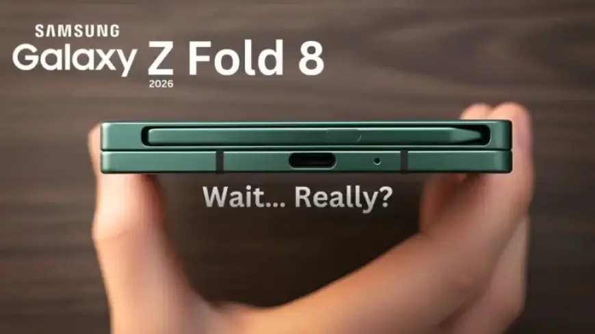 Samsung Galaxy Z Fold 8 Leak: 5,000mAh Battery Unveiled