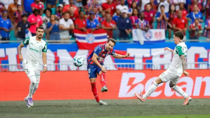 Jhon Arias Scores Stunning Goal in Bahia vs. Palmeiras Match Highlights