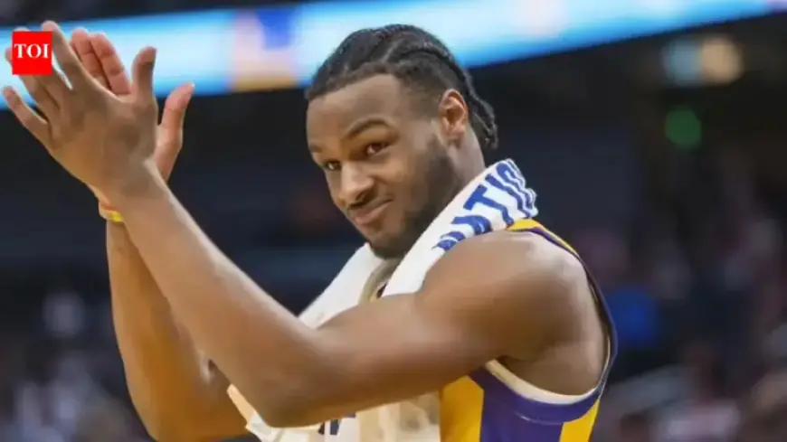 LeBron James’ Son Bronny Stays Positive as Lakers Miss Luka Doncic