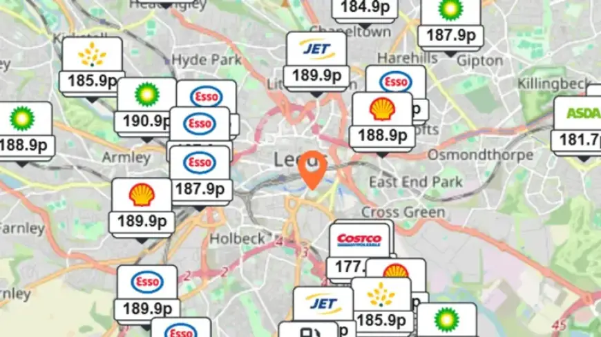 Leeds Fuel Price Map Reveals Cheapest Petrol and Diesel Locations