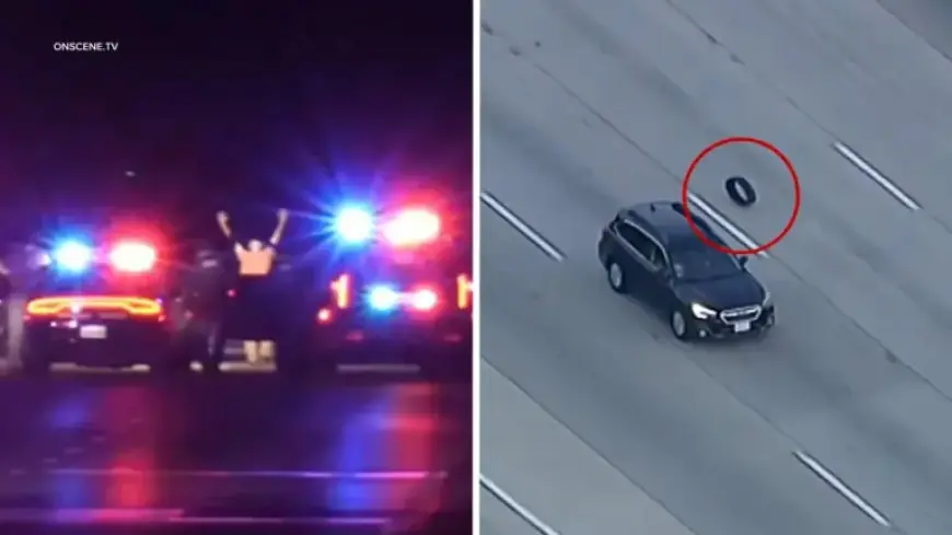 CHP Arrests Suspect After Hourslong SoCal Counties Pursuit for Attempted Murder