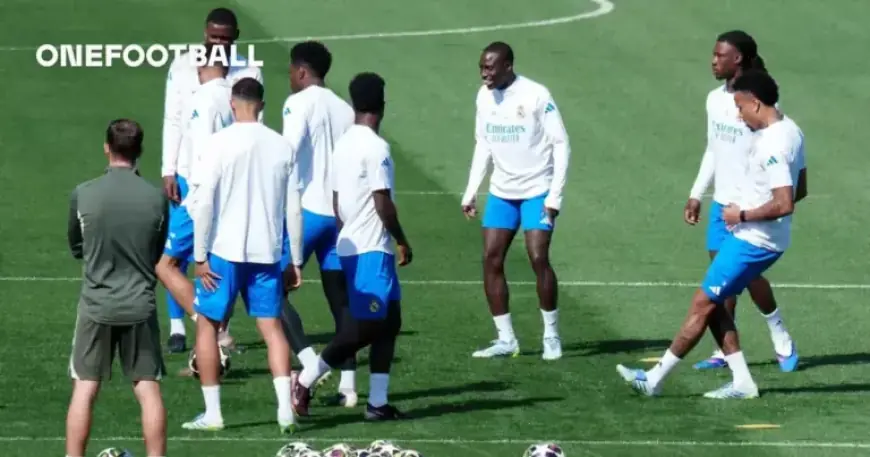 Mendy Shines in Real Madrid’s Final Practice Before Bayern Clash