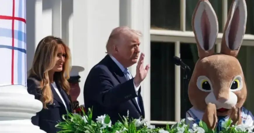 Trump Announces White House Prepares 40,000 Eggs for Easter Egg Roll